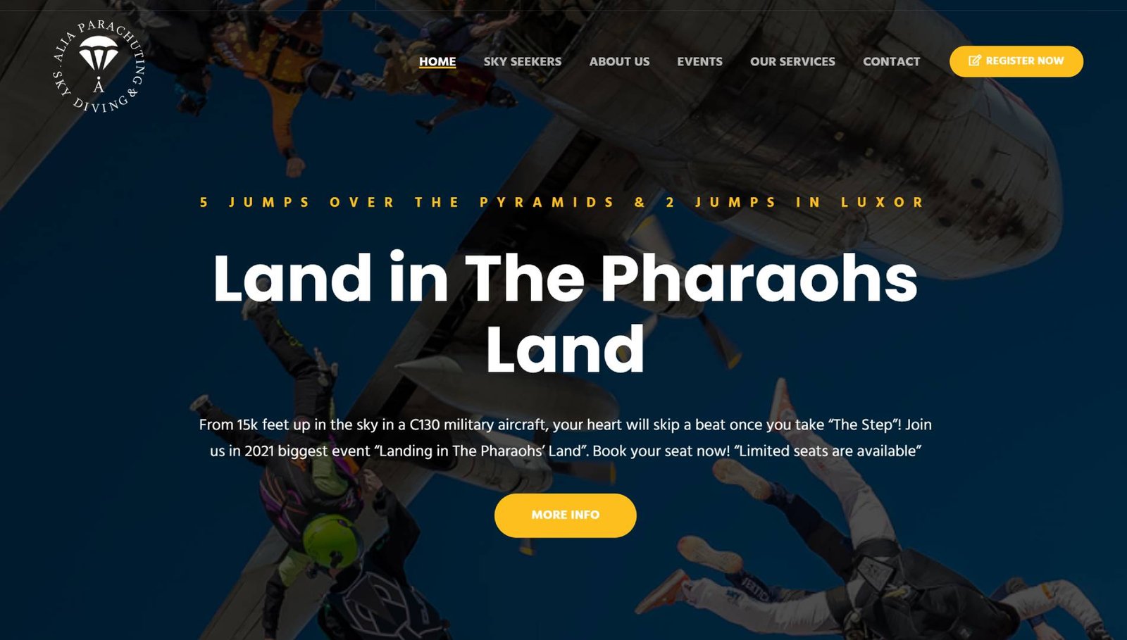 alia sky dive - مشروع من ابتكار